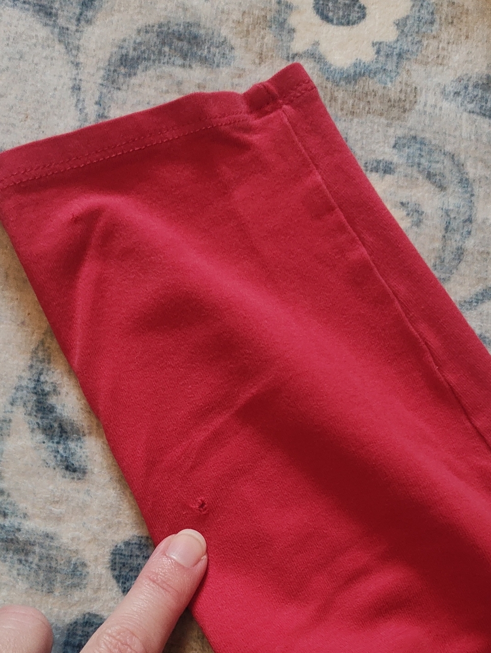 RED "RIDING HOOD" LEGGINGS - Picture 3 of 7